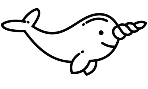 Desenho de Baleias para imprimir