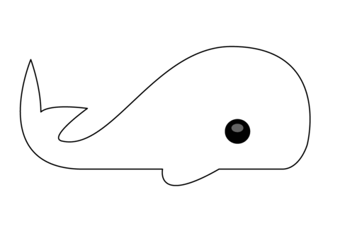 Desenho de Baleias para imprimir