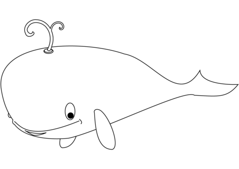 Desenho de Baleias para imprimir