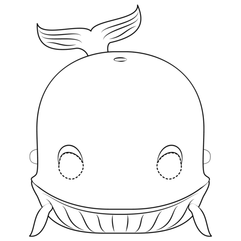 Desenho de Baleias para imprimir