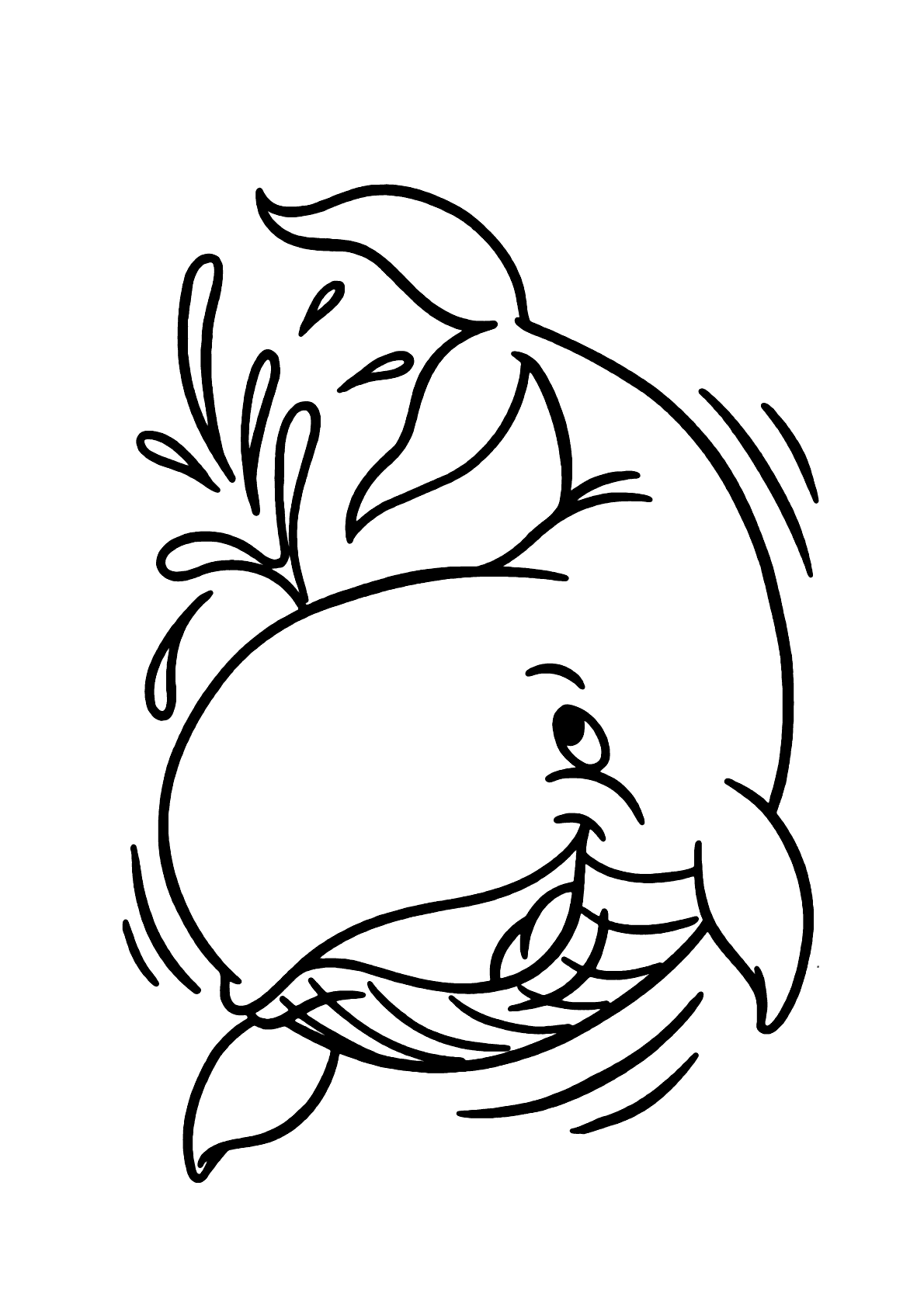 Desenho de Baleias para imprimir