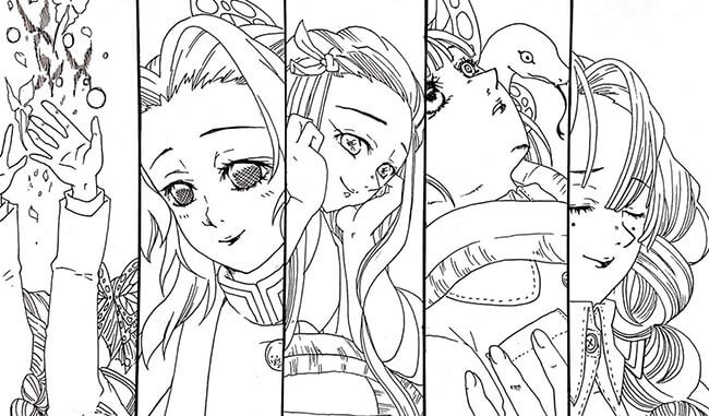 Desenho de Demon Slayer para imprimir