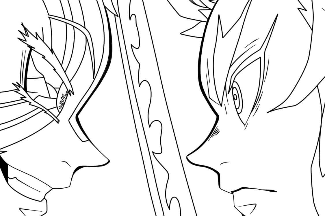Desenho de Demon Slayer para imprimir