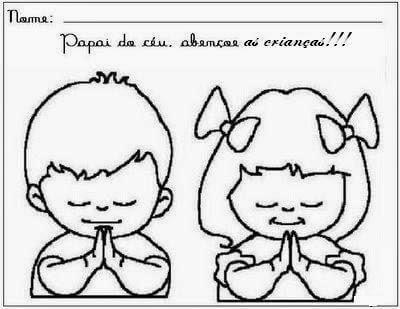 Desenho de Dia das Crianças para imprimir