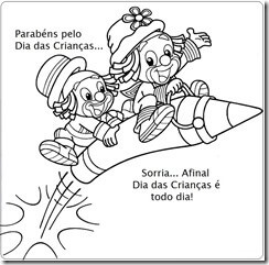 Desenho de Dia das Crianças para imprimir