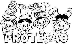 Desenho de Dia das Crianças para imprimir
