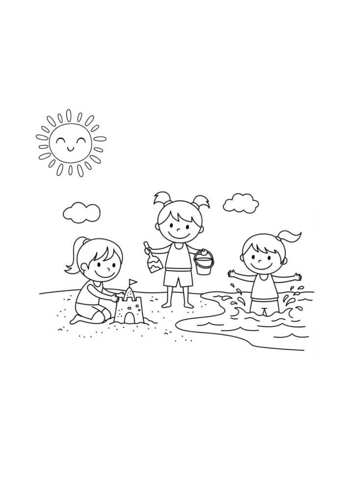 Desenho de Dia das Crianças para imprimir