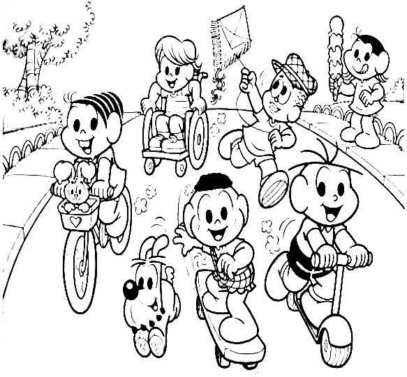 Desenho de Dia das Crianças para imprimir