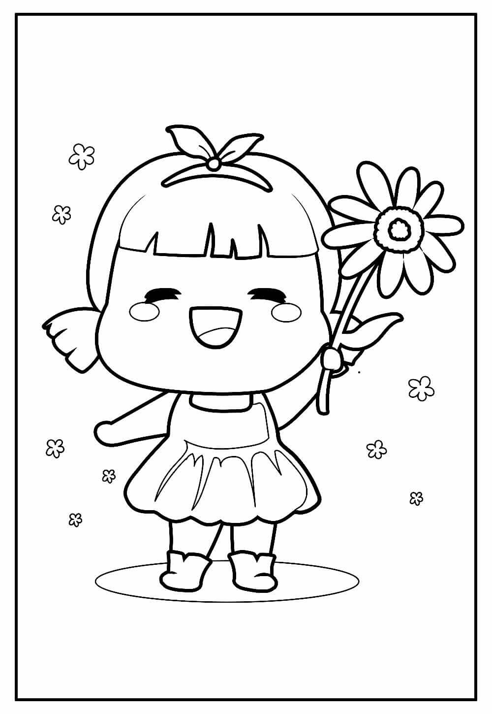 Desenho de Dia das Crianças para imprimir