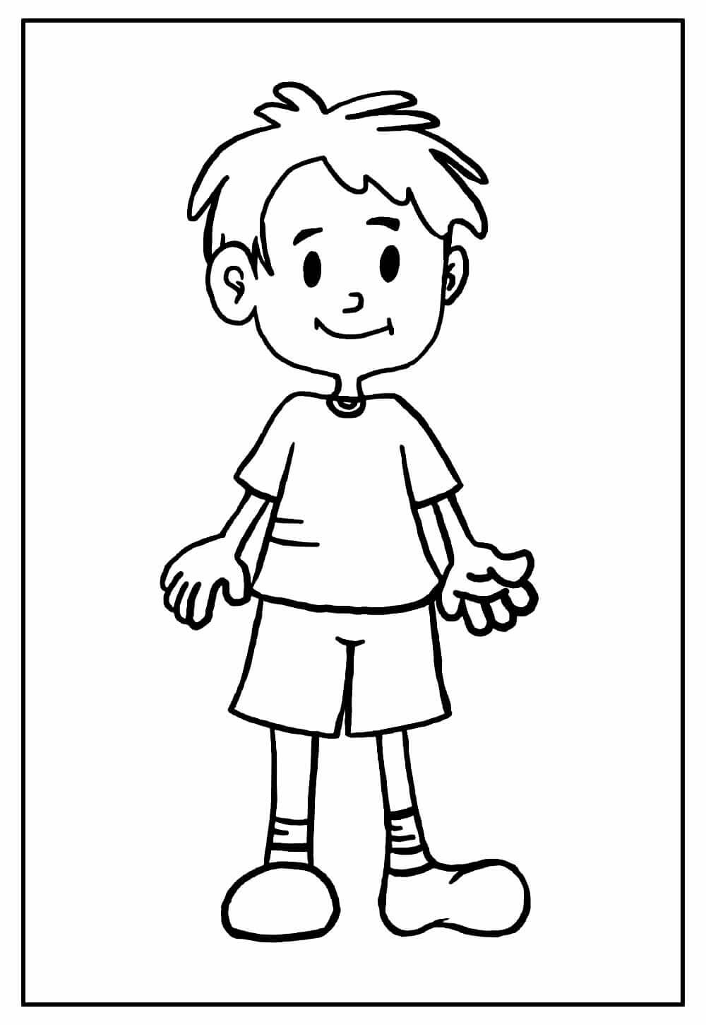 Desenho de Dia das Crianças para imprimir