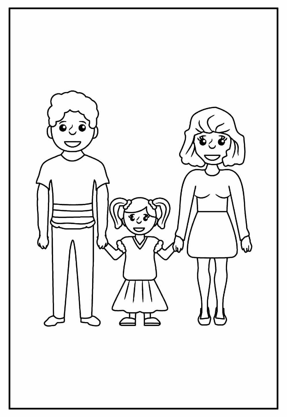 Desenho de Dia das Crianças para imprimir