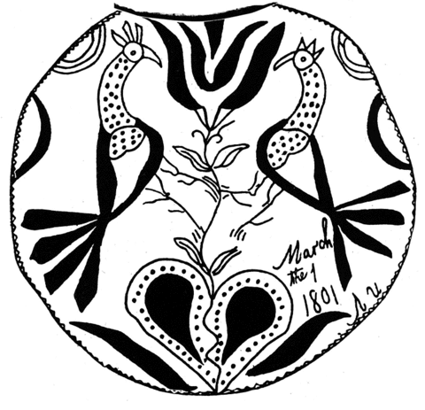 Desenho de Pavão para imprimir