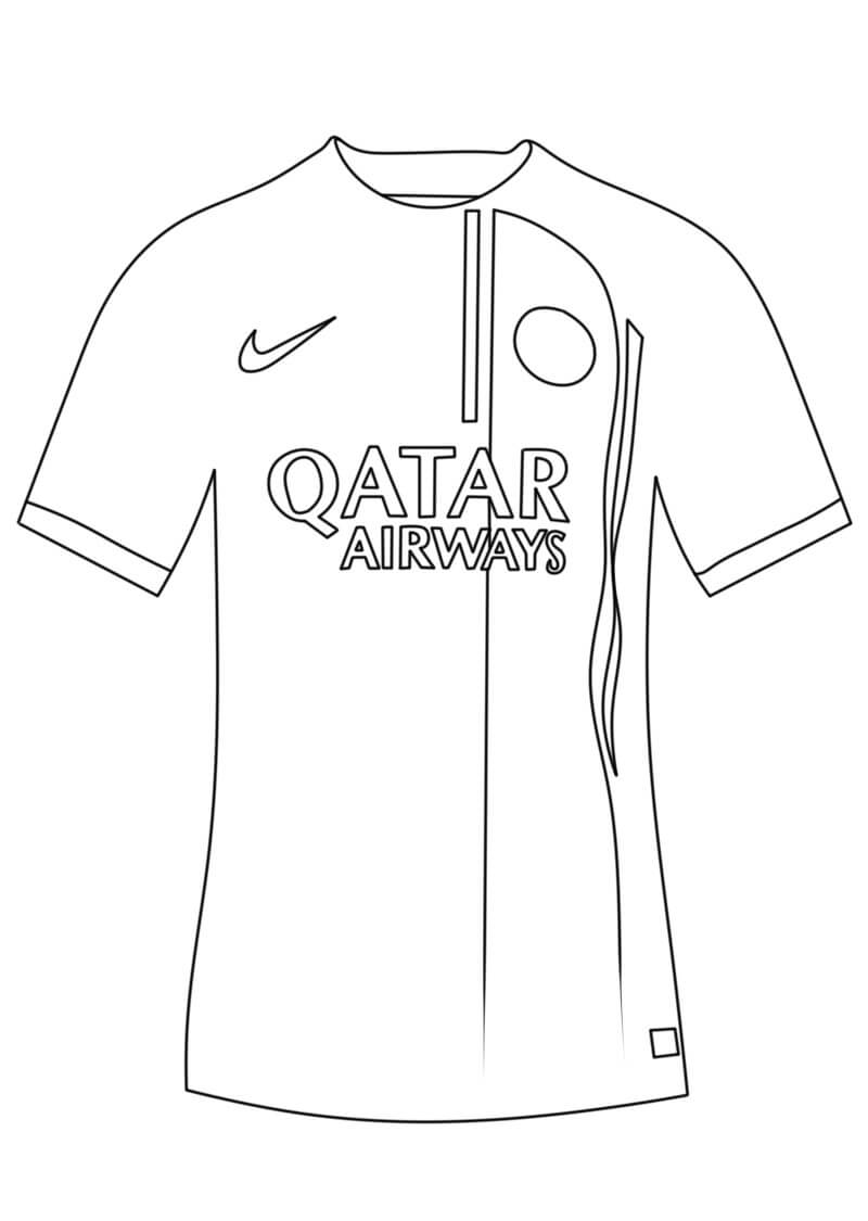 Desenho de Paris Saint-Germain (PSG) para imprimir