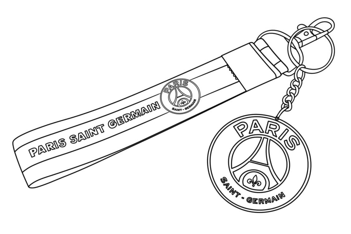 Desenho de Paris Saint-Germain (PSG) para imprimir