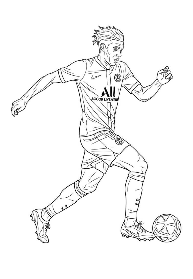 Desenho de Paris Saint-Germain (PSG) para imprimir