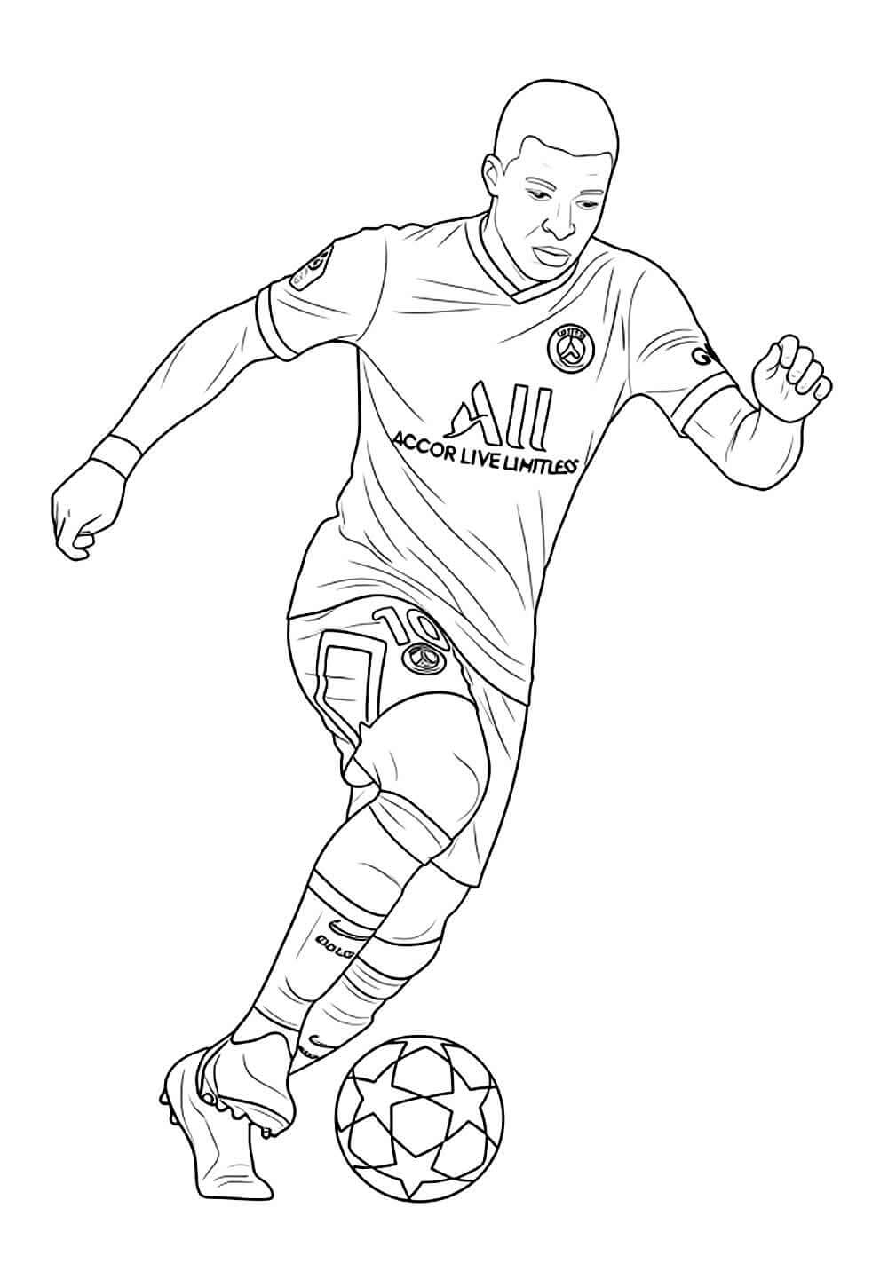 Desenho de Paris Saint-Germain (PSG) para imprimir