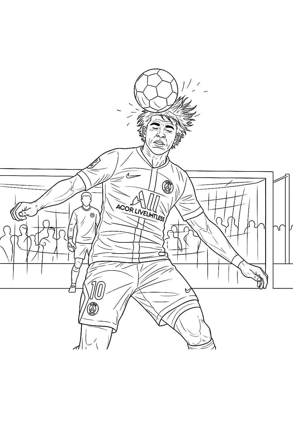 Desenho de Paris Saint-Germain (PSG) para imprimir