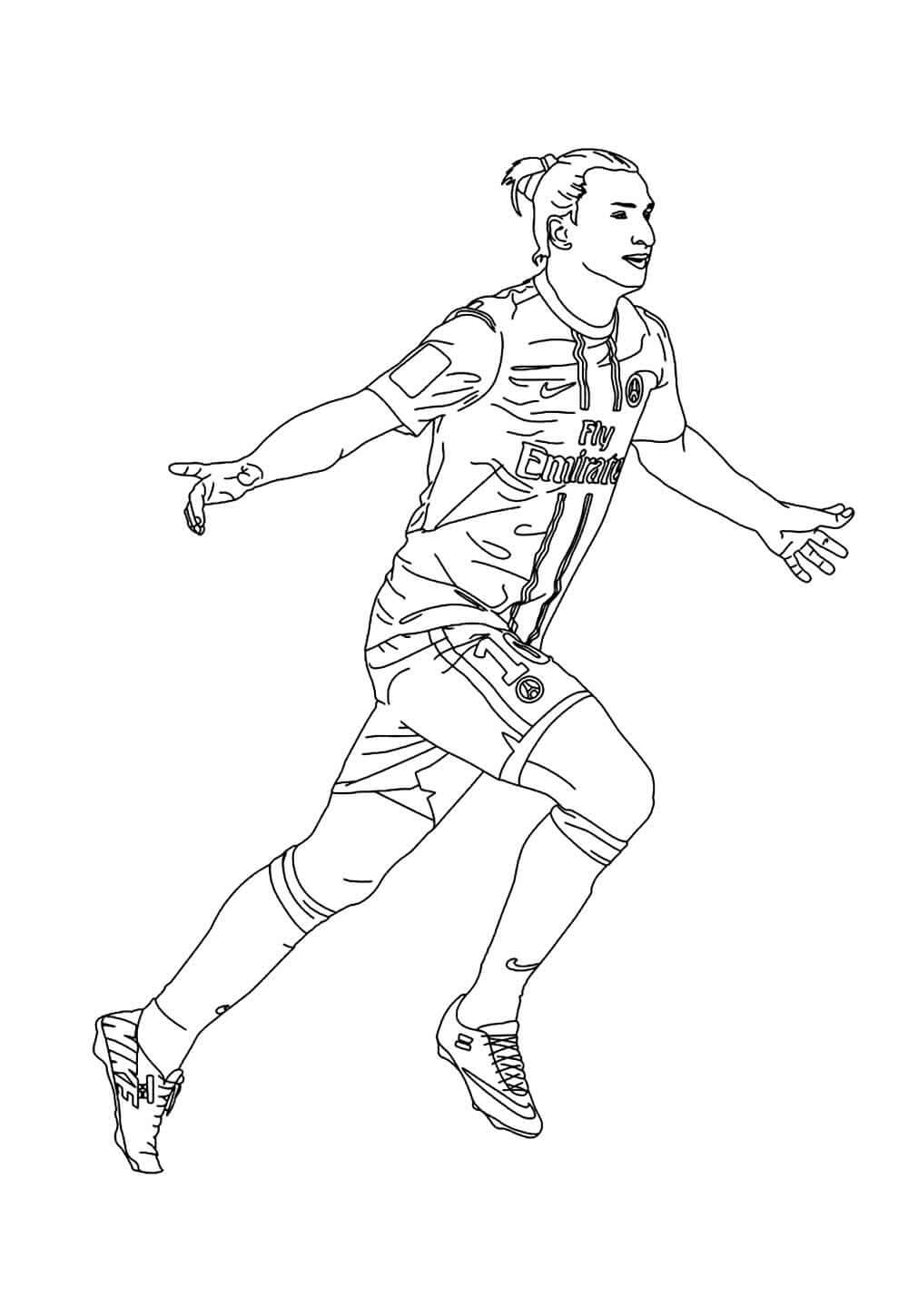Desenho de Paris Saint-Germain (PSG) para imprimir