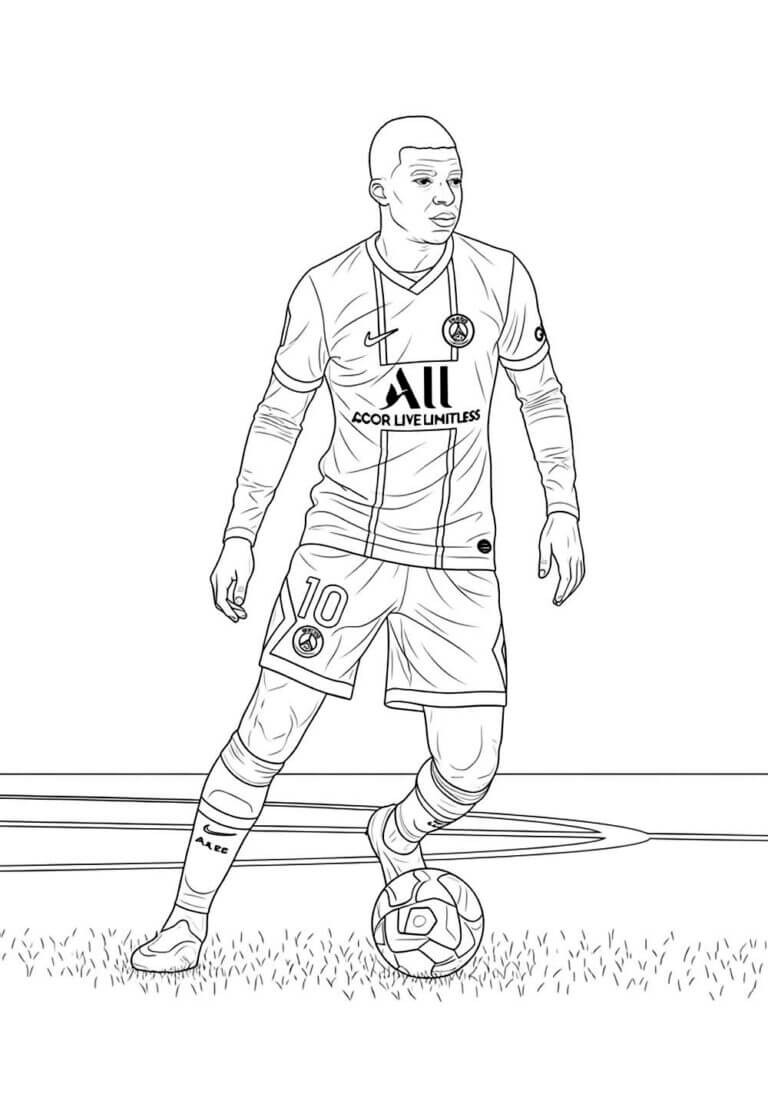 Desenho de Paris Saint-Germain (PSG) para imprimir