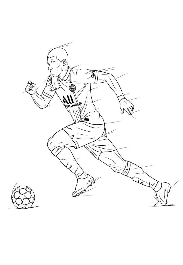 Desenho de Paris Saint-Germain (PSG) para imprimir