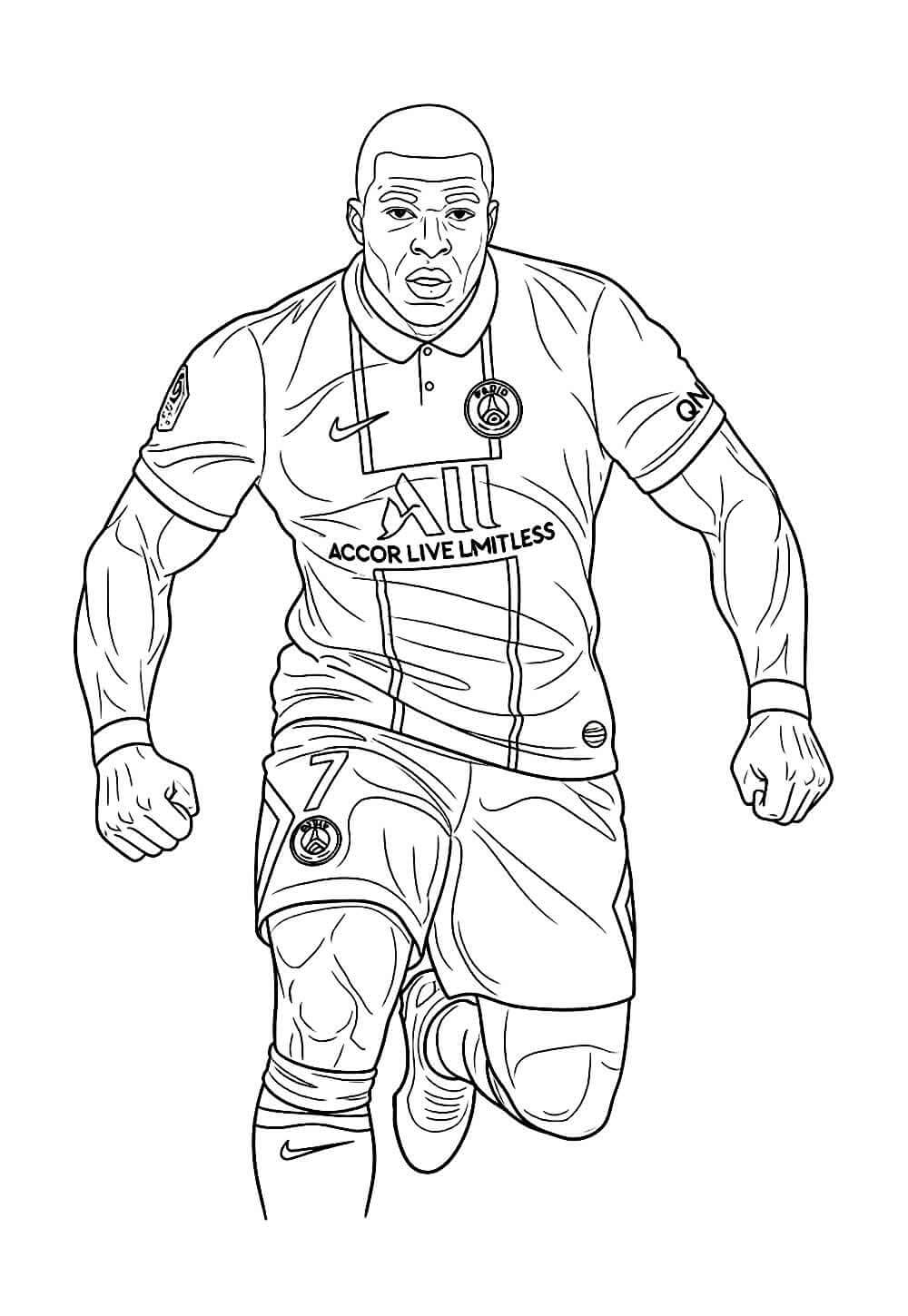 Desenho de Paris Saint-Germain (PSG) para imprimir