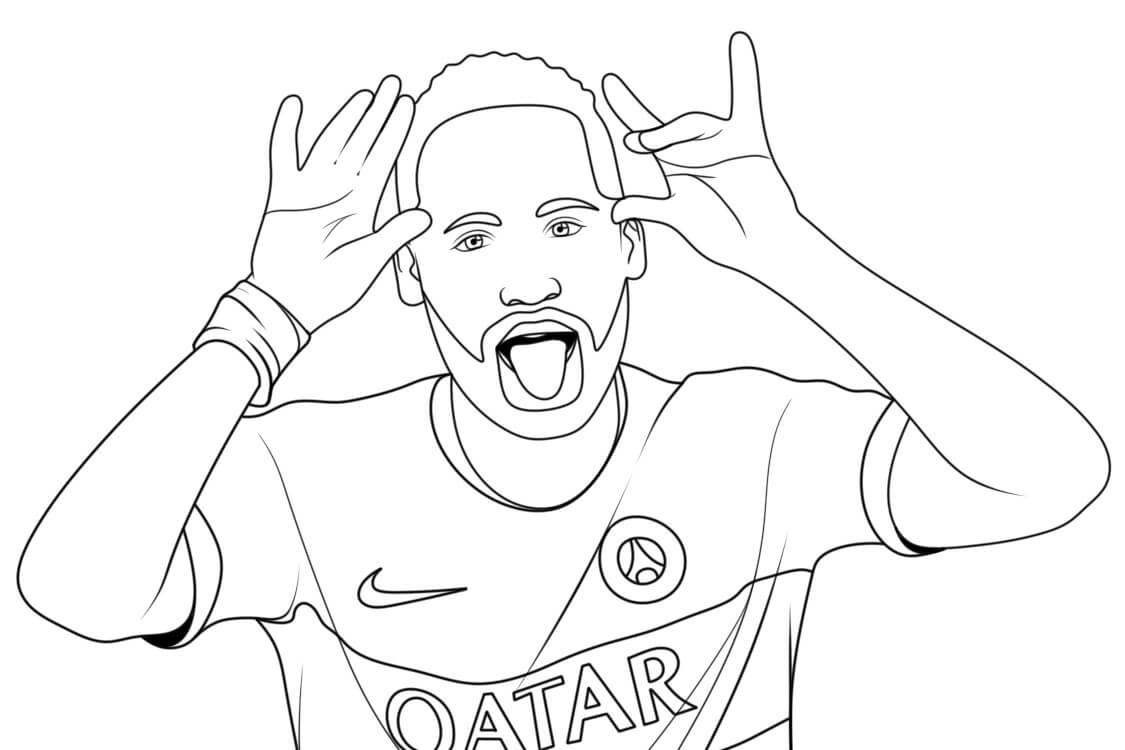 Desenho de Paris Saint-Germain (PSG) para imprimir