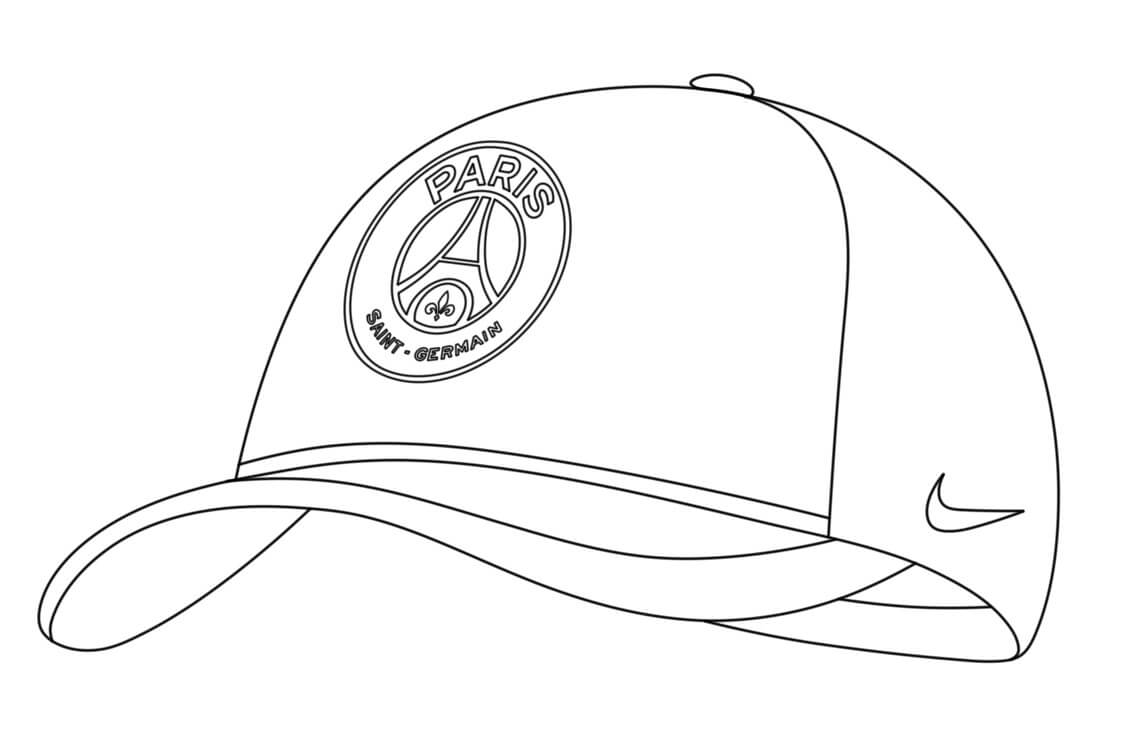 Desenho de Paris Saint-Germain (PSG) para imprimir