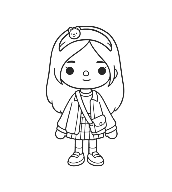 Toca Boca World para Colorir e Imprimir