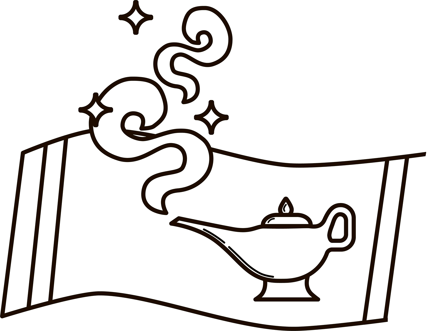 Desenho de Aladdin para imprimir