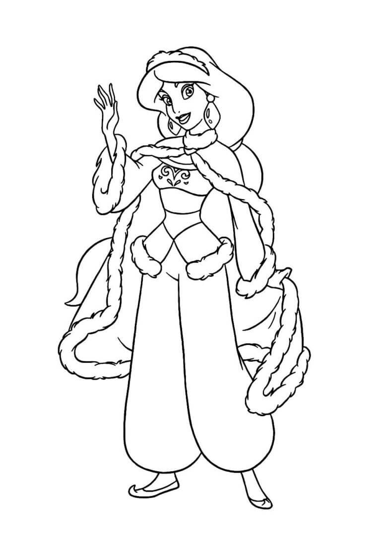 Desenho de Aladdin para imprimir