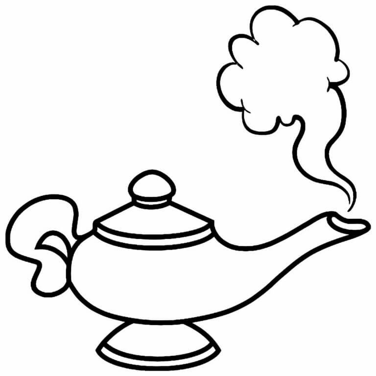 Desenho de Aladdin para imprimir