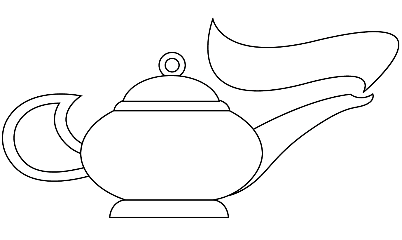 Desenho de Aladdin para imprimir