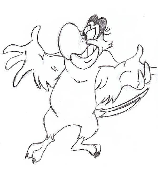 Desenho de Aladdin para imprimir