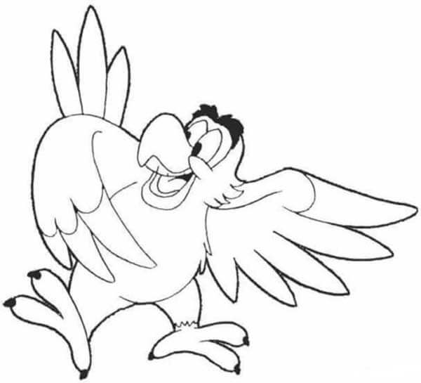 Desenho de Aladdin para imprimir