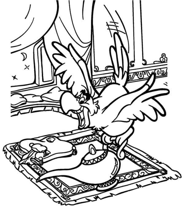 Desenho de Aladdin para imprimir