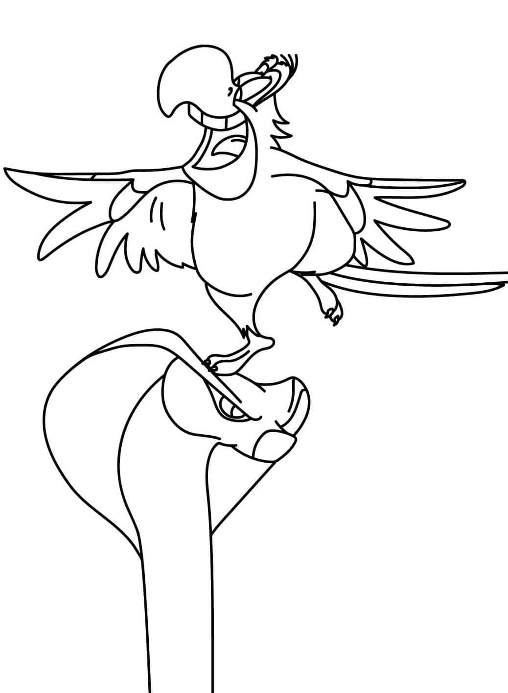 Desenho de Aladdin para imprimir
