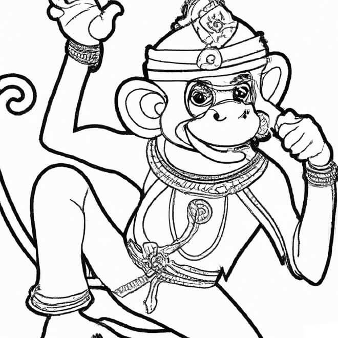 Desenho de Aladdin para imprimir