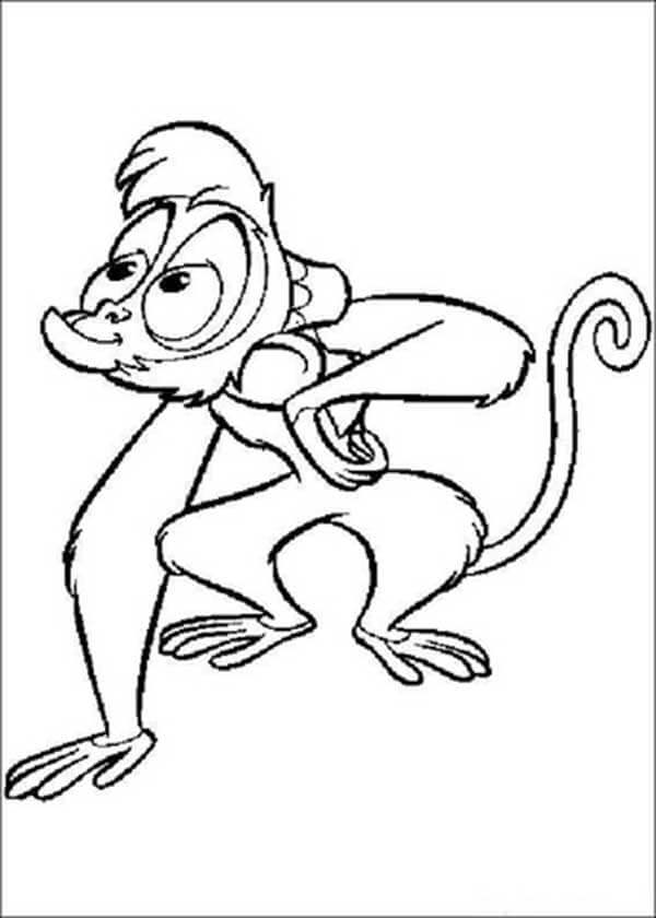 Desenho de Aladdin para imprimir