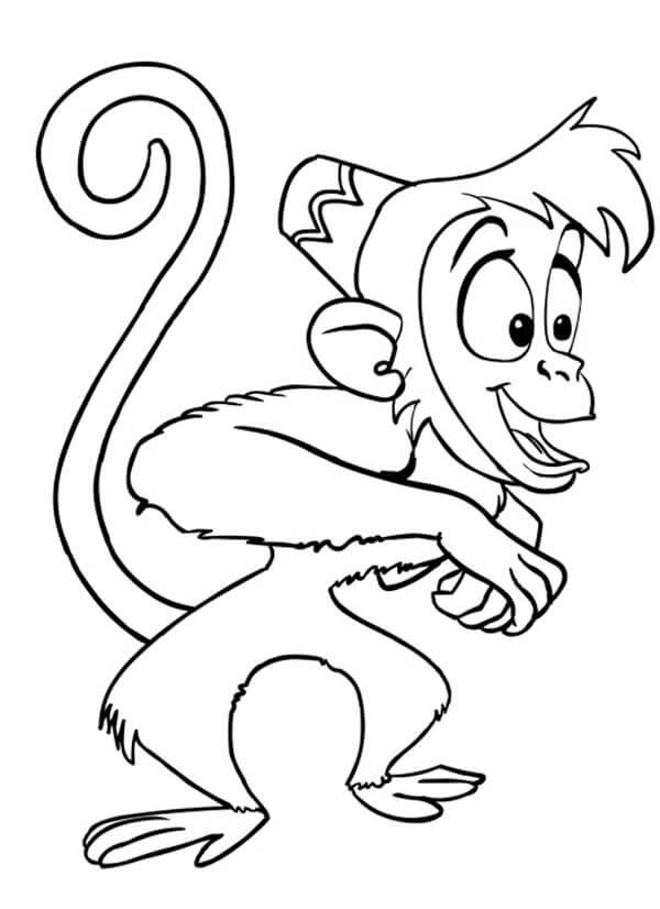 Desenho de Aladdin para imprimir
