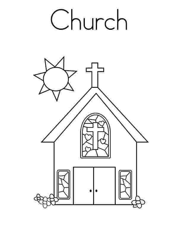 Desenho de Igreja para imprimir