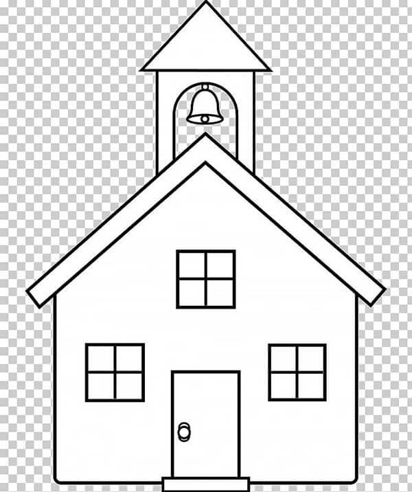 Desenho de Igreja para imprimir