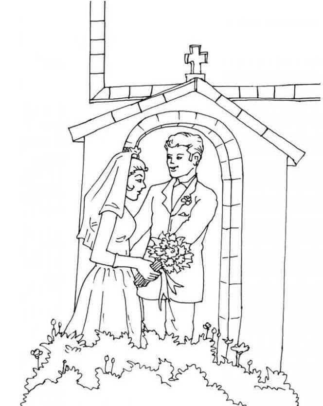Desenho de Igreja para imprimir