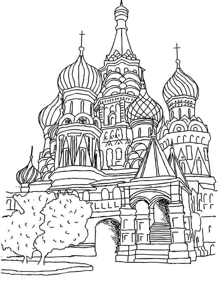 Desenho de Igreja para imprimir