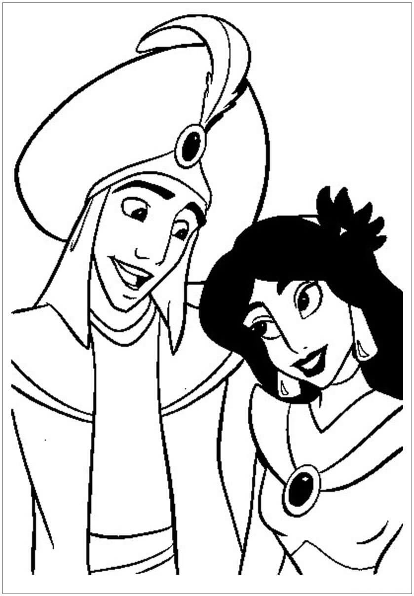 Desenho de Jasmine para imprimir