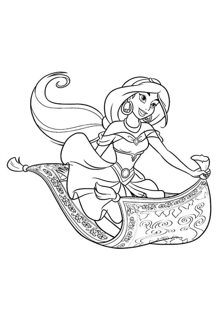Desenho de Jasmine para imprimir