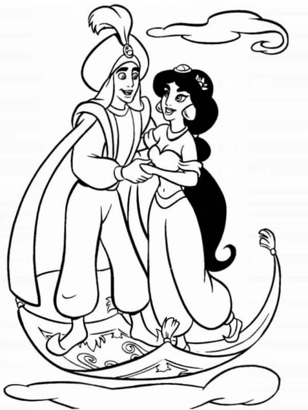 Desenho de Jasmine para imprimir