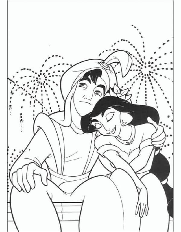 Desenho de Jasmine para imprimir