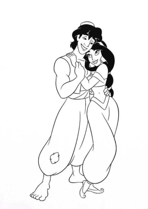 Desenho de Jasmine para imprimir