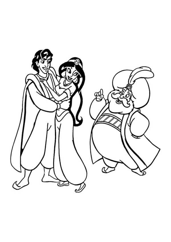 Desenho de Jasmine para imprimir