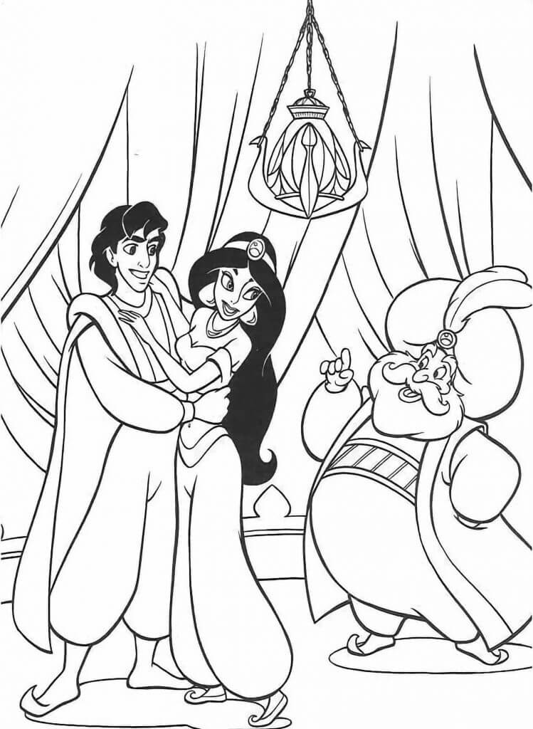 Desenho de Jasmine para imprimir